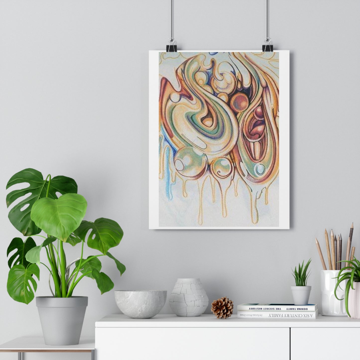 "Iridescent Bubbles”- Giclée Art Print by artist David Hilborn