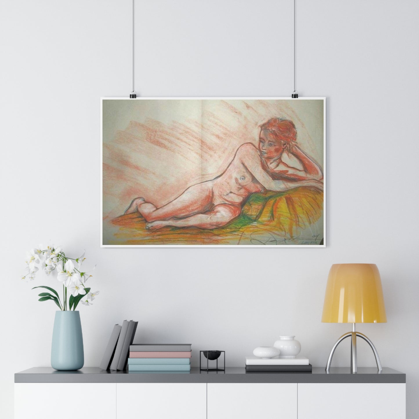 "Nude Study”- Giclée Art Print by artist David Hilborn