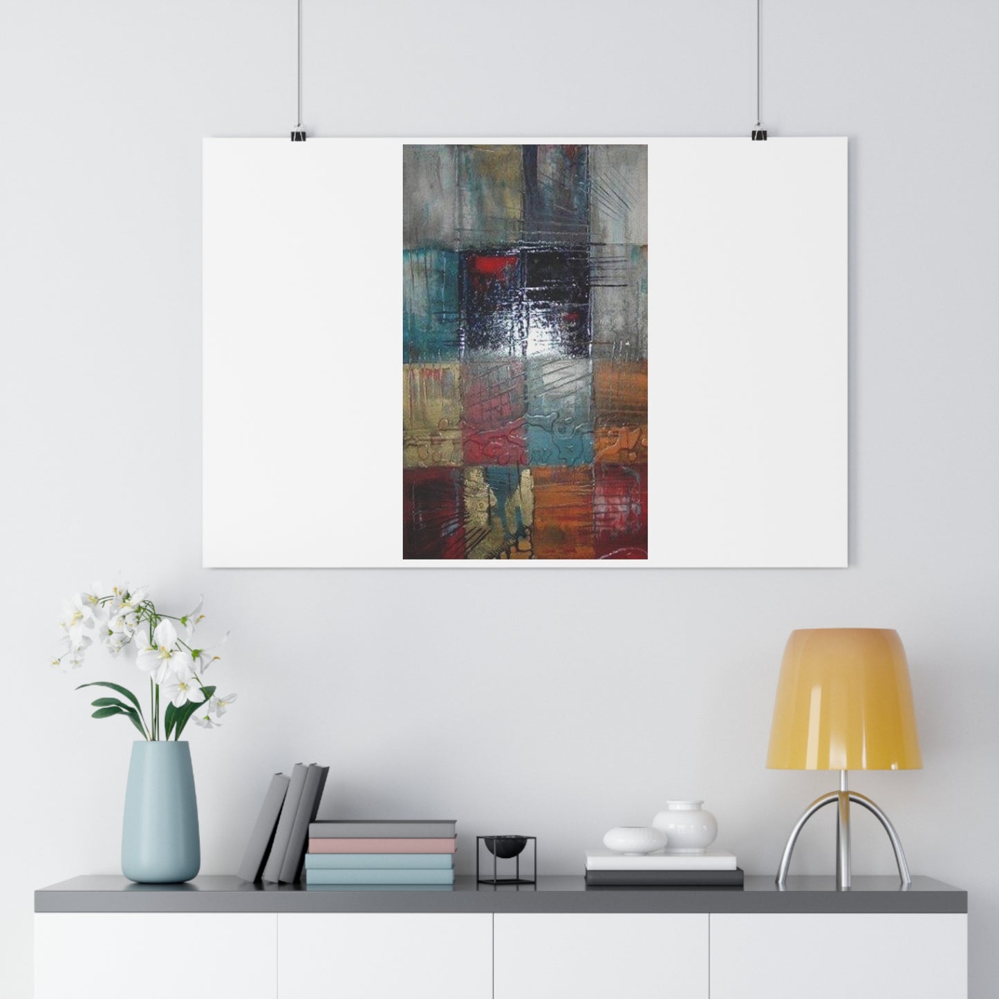 "Contemporary Grid”- Giclée Art Print by artist David Hilborn