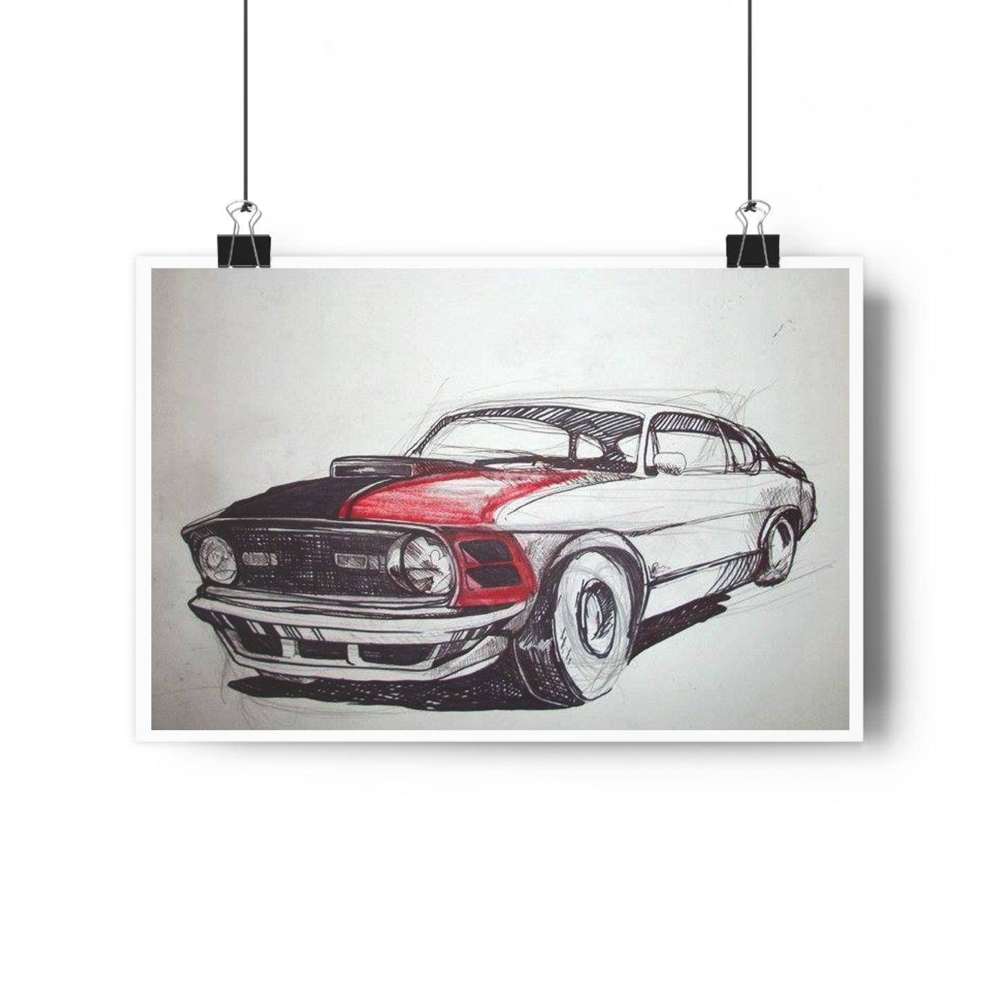 "Autobody Study”- Giclée Art Print by artist David Hilborn