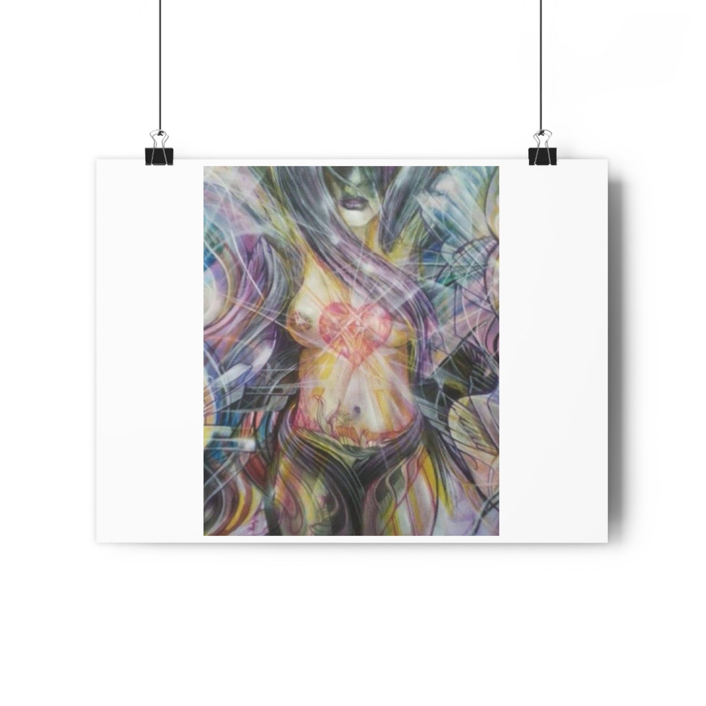 "Visionary Nude”- Giclée Art Print by artist David Hilborn