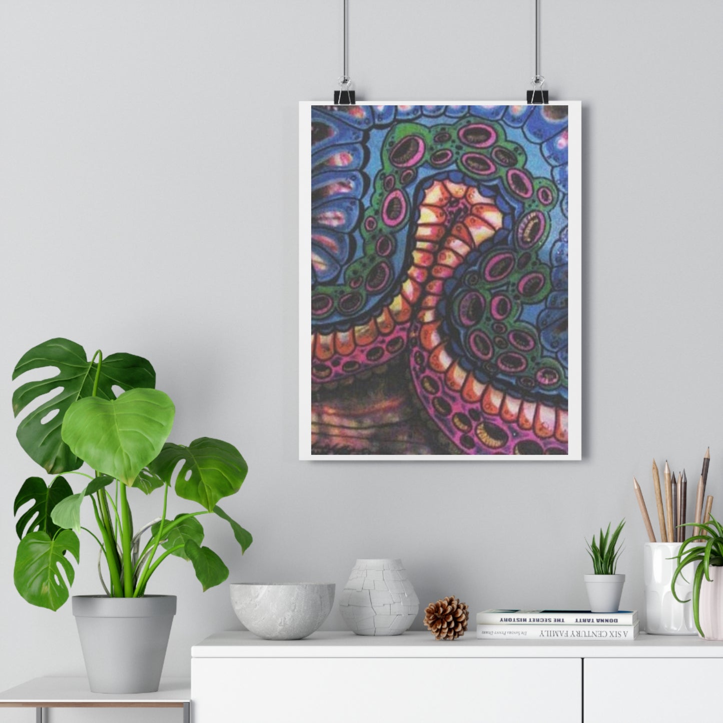 "Octopi”- Giclée Art Print by artist David Hilborn