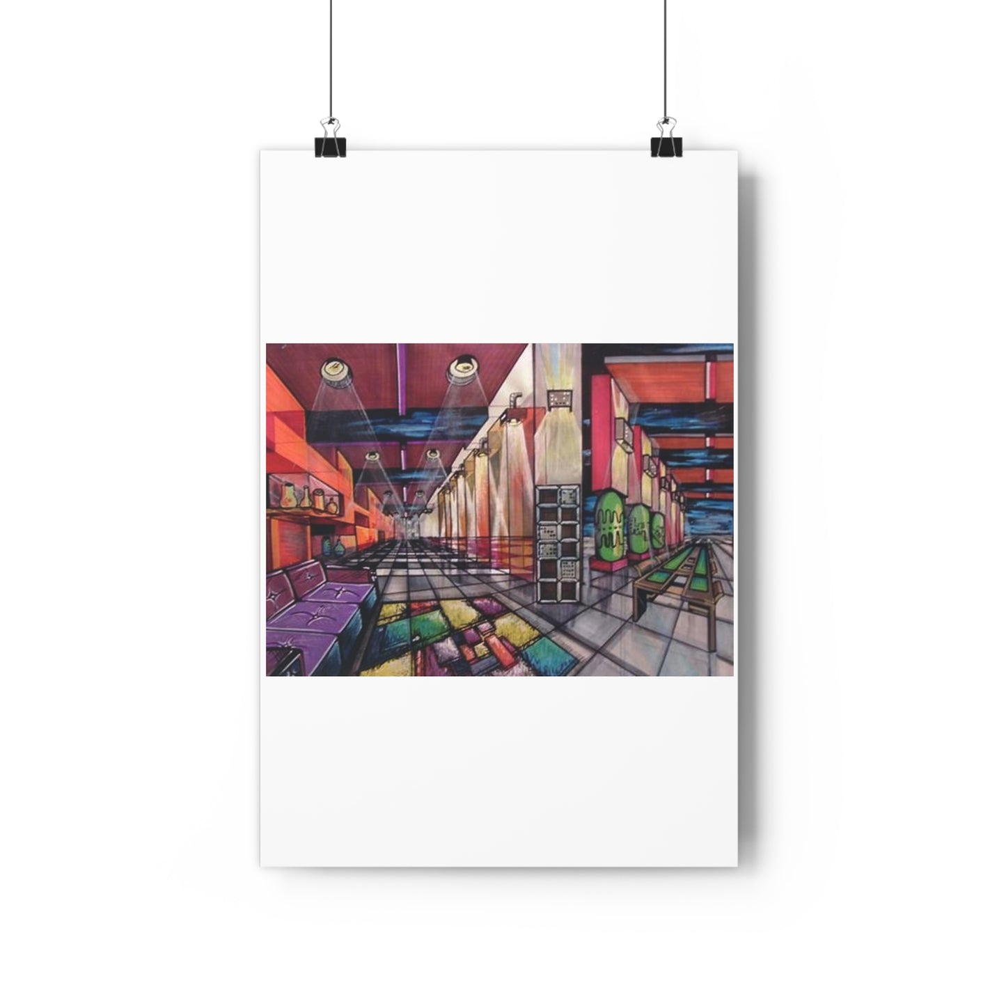 "Impossible Spaces”- Giclée Art Print by artist David Hilborn