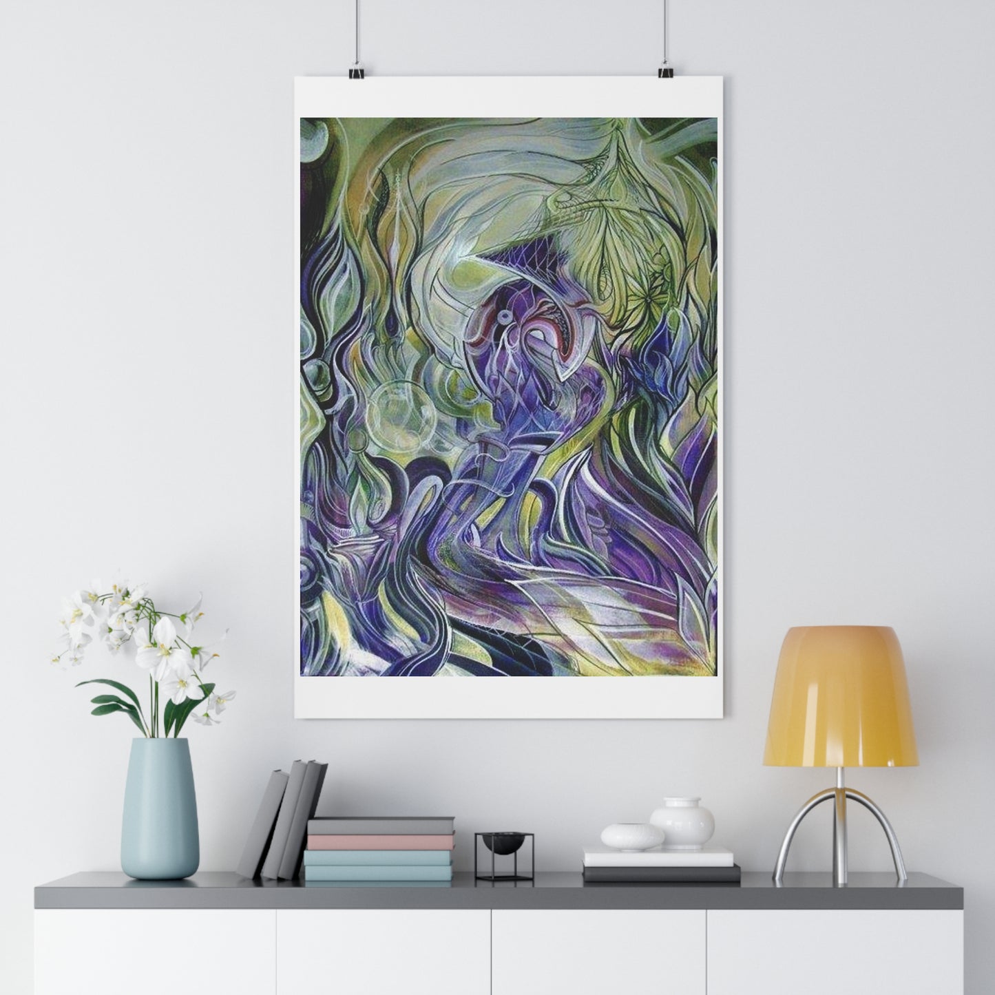 "Purp”- Giclée Art Print by artist David Hilborn