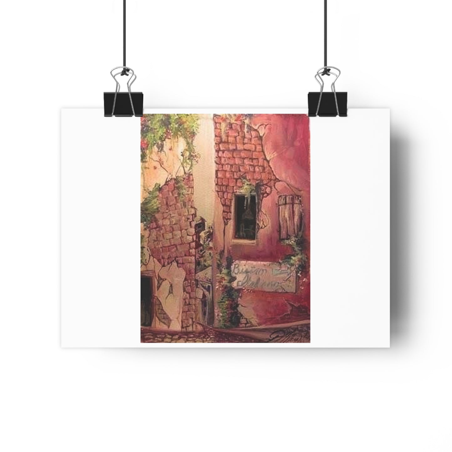 "Bistro”- Giclée Art Print by artist David Hilborn