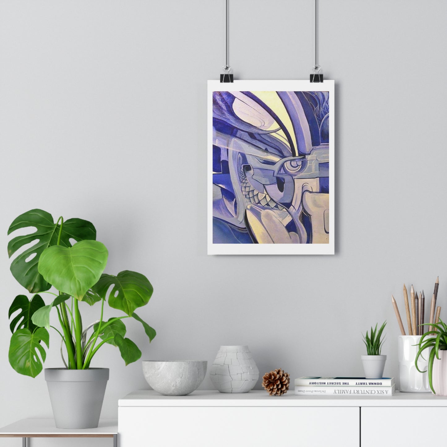 "Blue Heron”- Giclée Art Print by artist David Hilborn