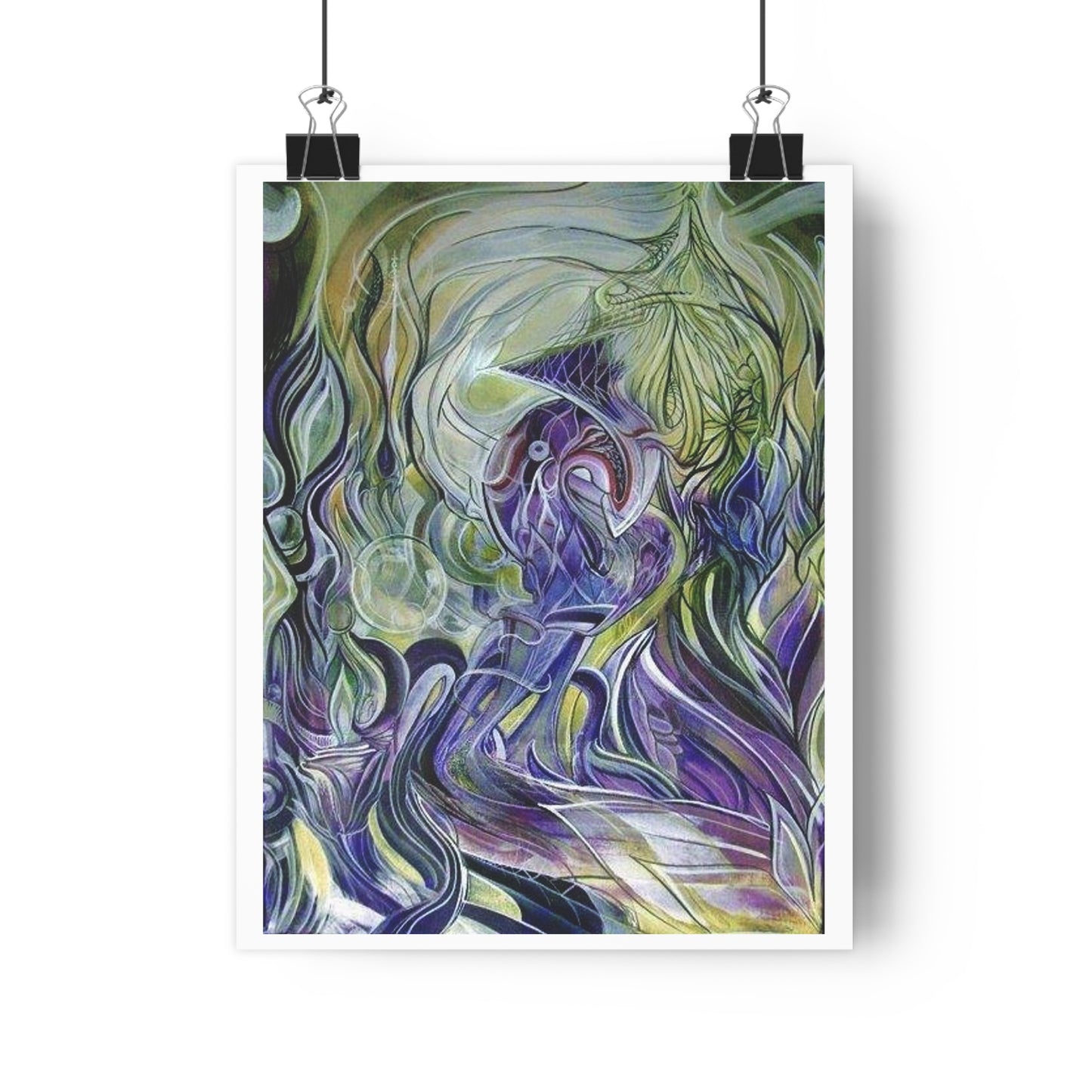 "Purp”- Giclée Art Print by artist David Hilborn