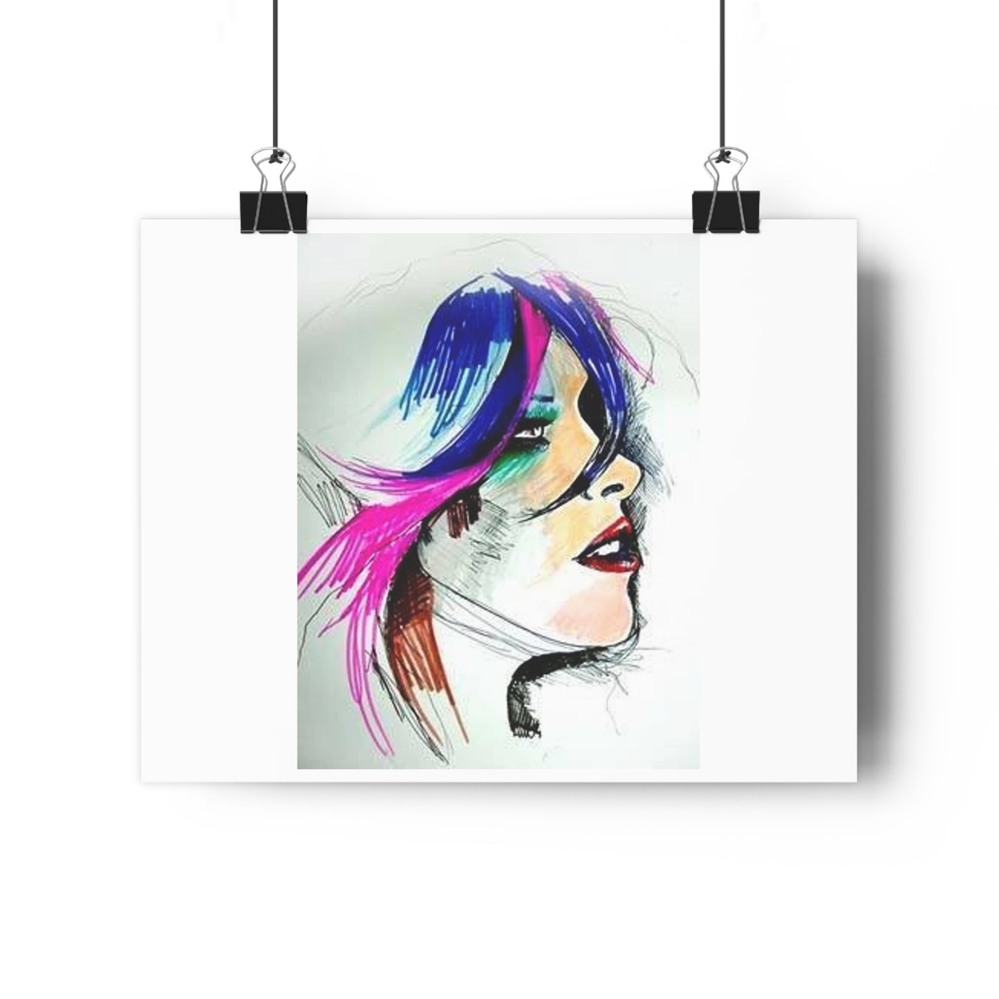 "Scribble”- Giclée Art Print by artist David Hilborn