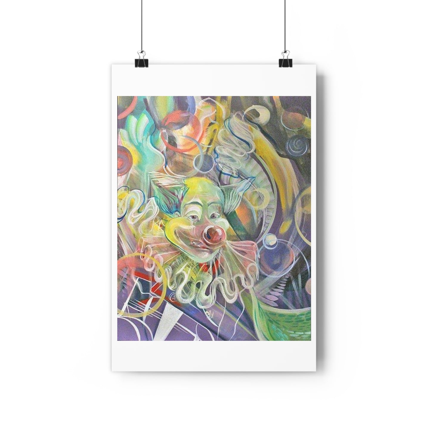 "Clowning Around”- Giclée Art Print by artist David Hilborn