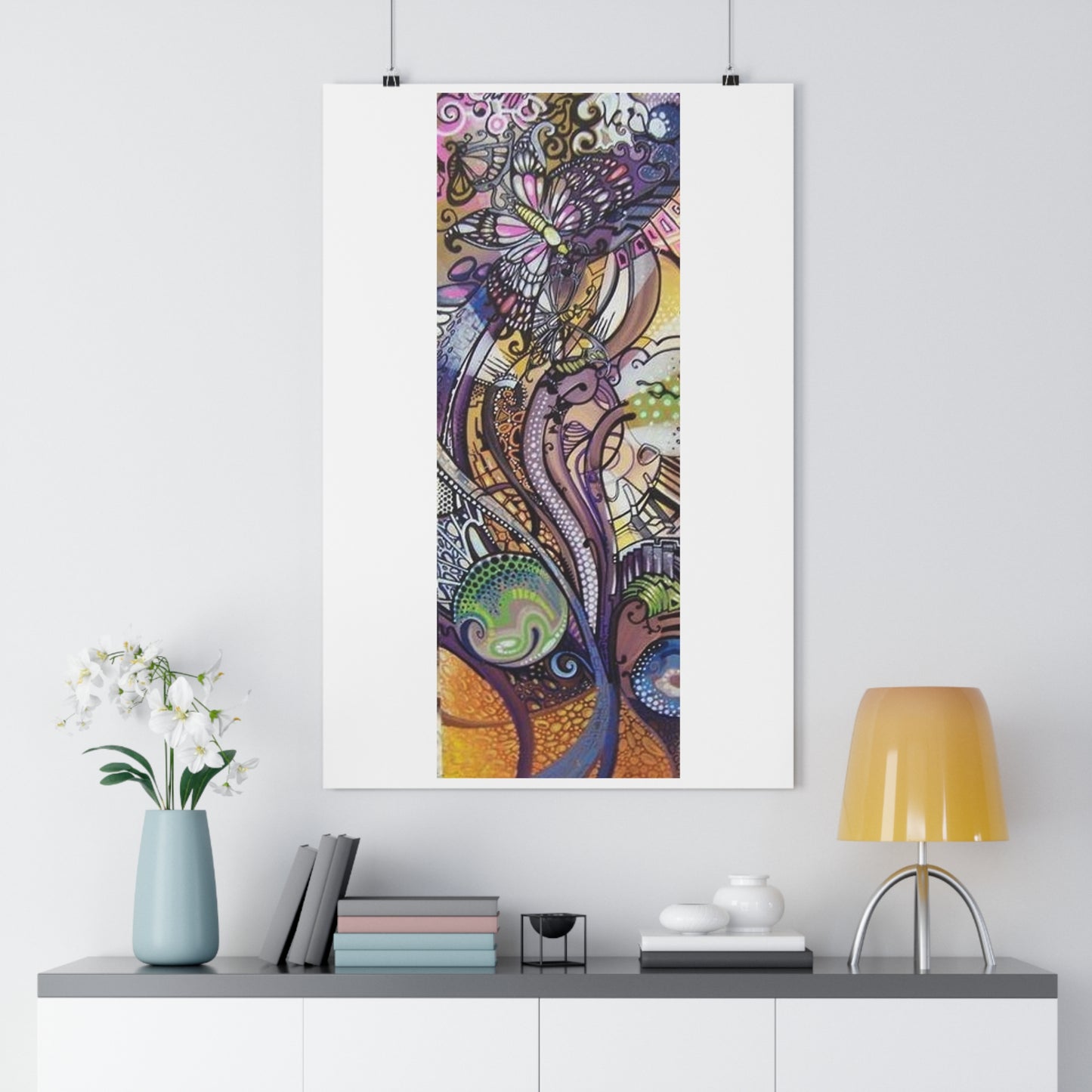 "Flutterby”- Giclée Art Print by artist David Hilborn