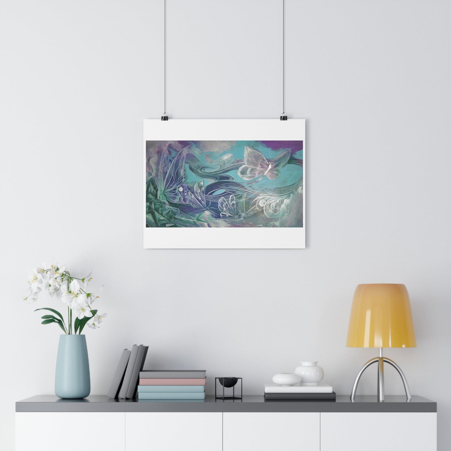 "Butterfly Glass”- Giclée Art Print by artist David Hilborn