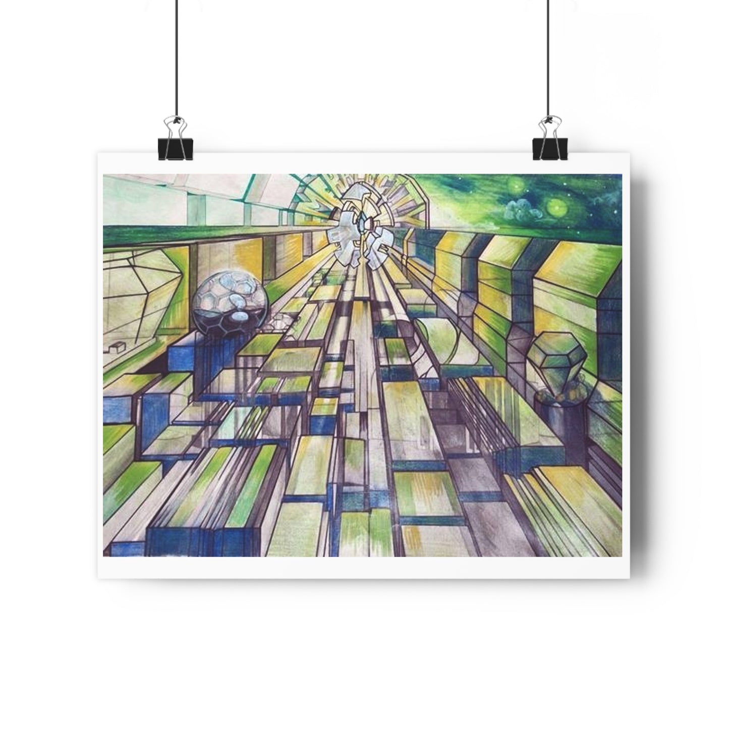 "Emerald City”- Giclée Art Print by artist David Hilborn