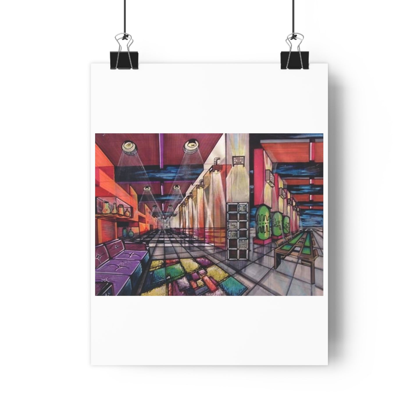 "Impossible Spaces”- Giclée Art Print by artist David Hilborn