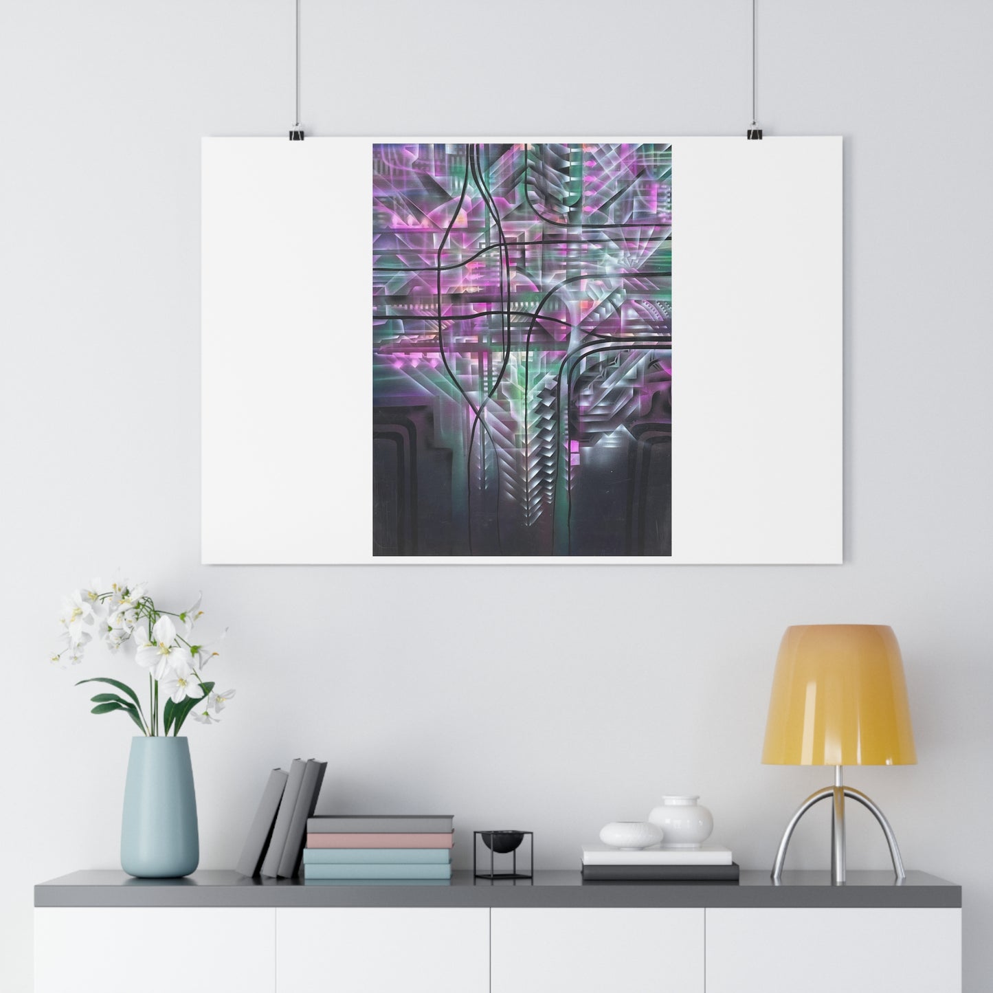 “Compute”- Giclée Art Print by artist David Hilborn