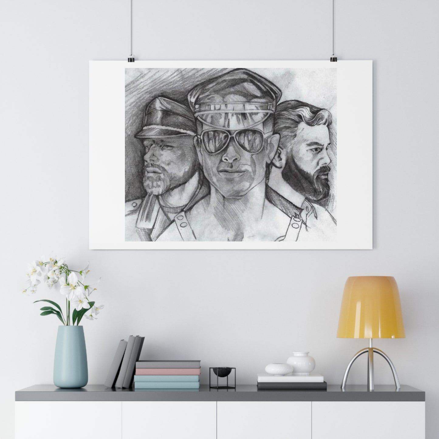 “Gentlemen’s Night”- Giclée Art Print by artist David Hilborn