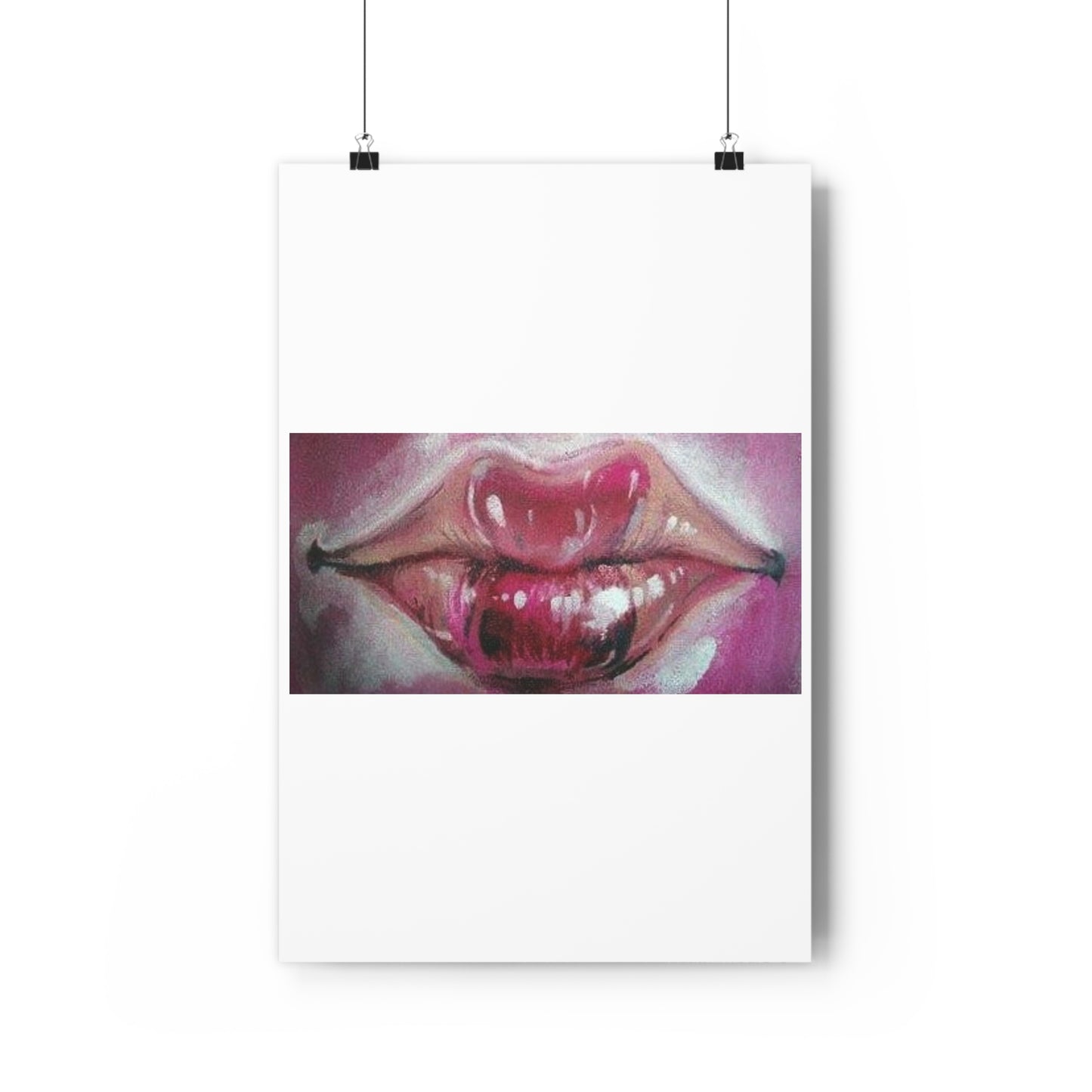 "Lips”- Giclée Art Print by artist David Hilborn