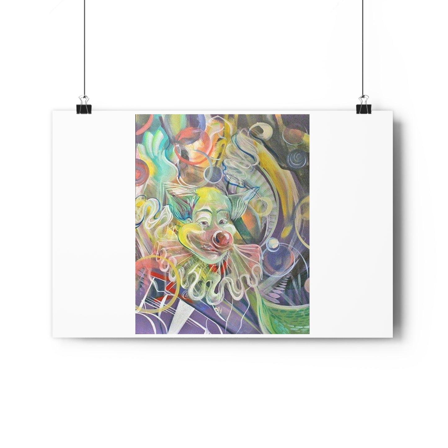 "Clowning Around”- Giclée Art Print by artist David Hilborn