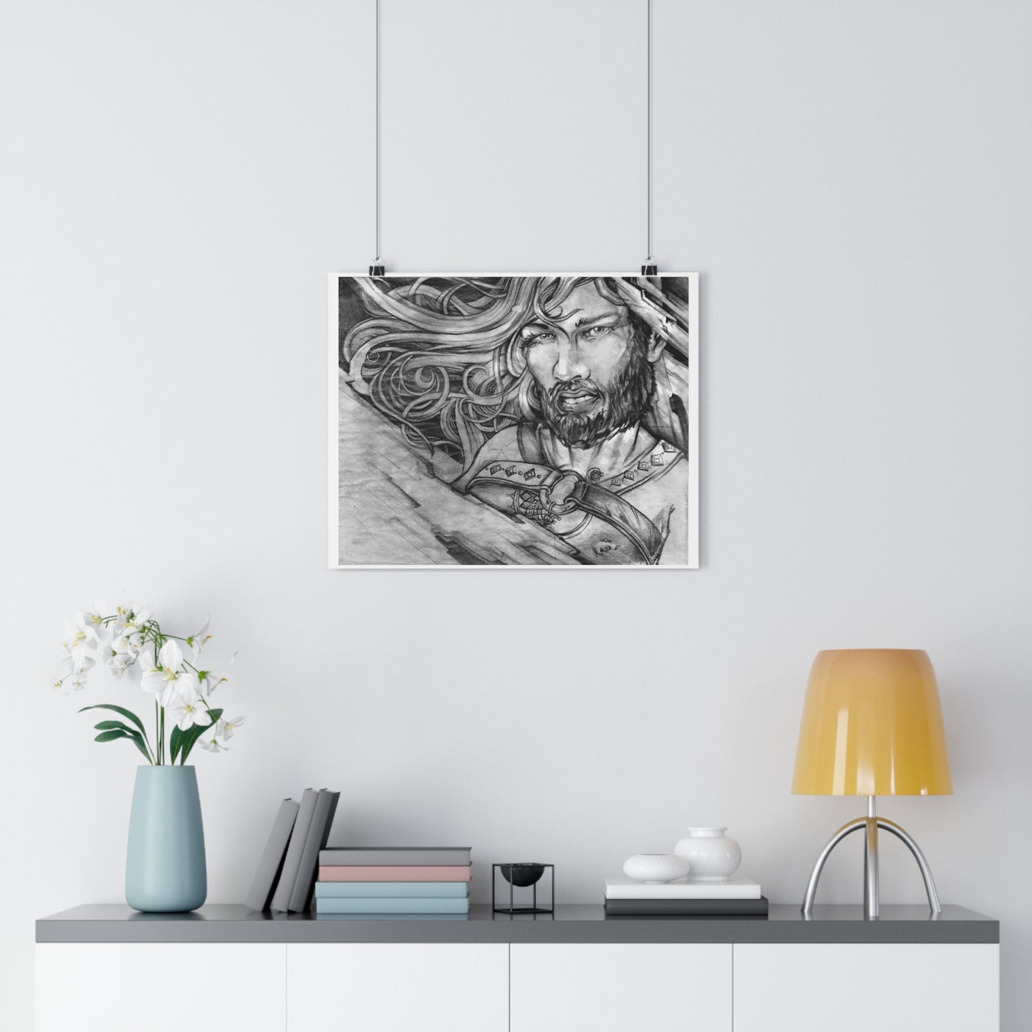 "Bearded Beauty" - Giclée Art Print by artist David Hilborn