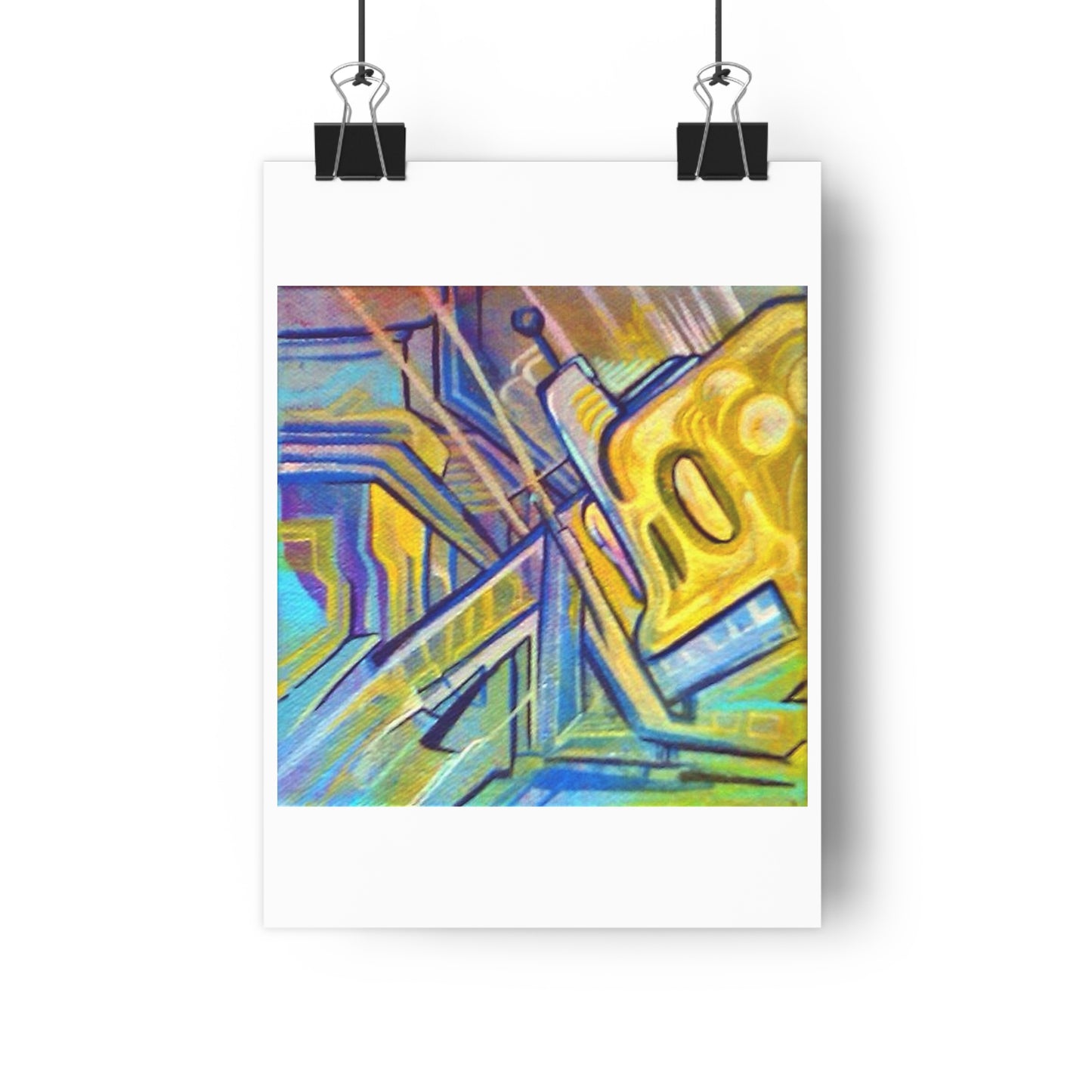 "Robo Drip”- Giclée Art Print by artist David Hilborn