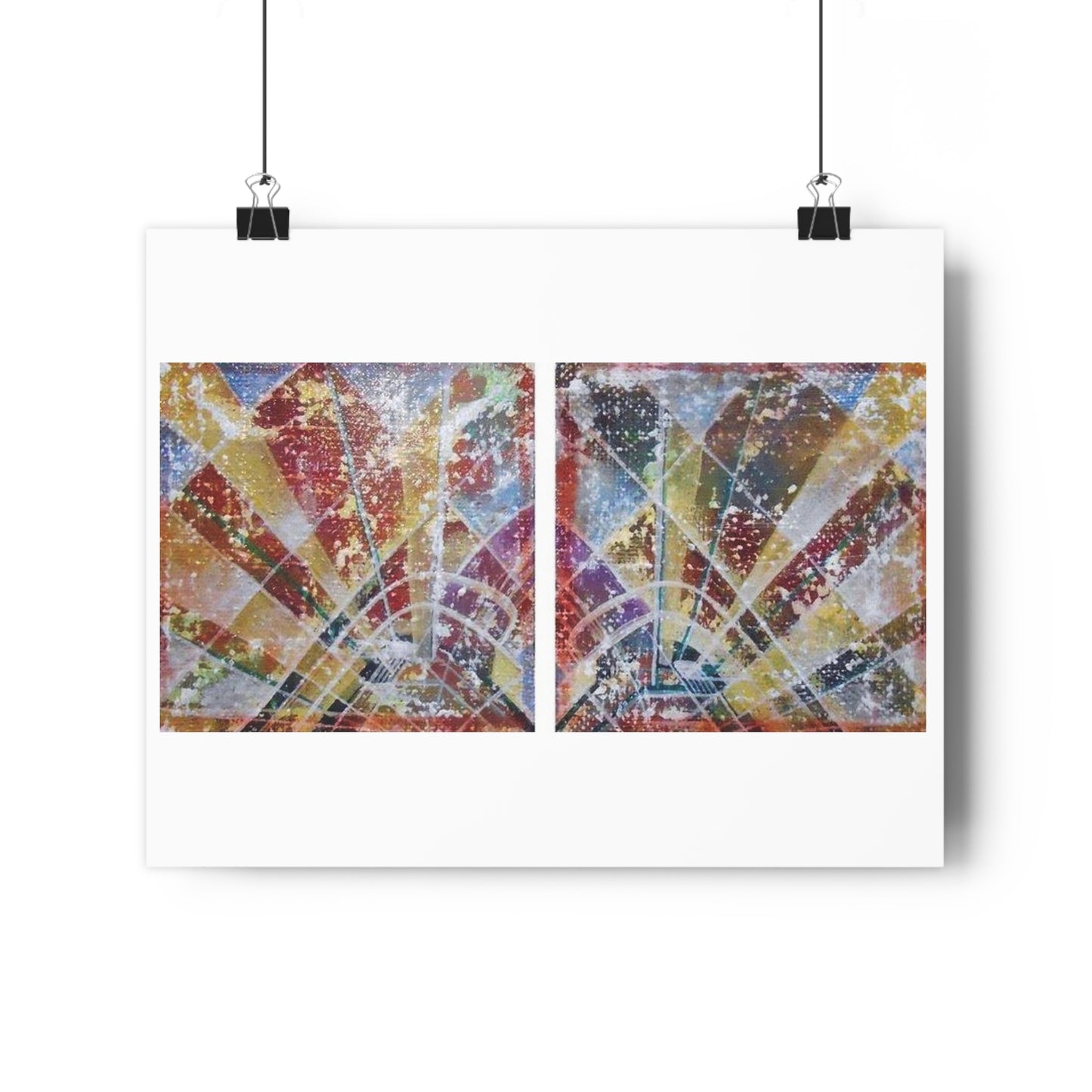 "Roller Rink”- Giclée Art Print by artist David Hilborn