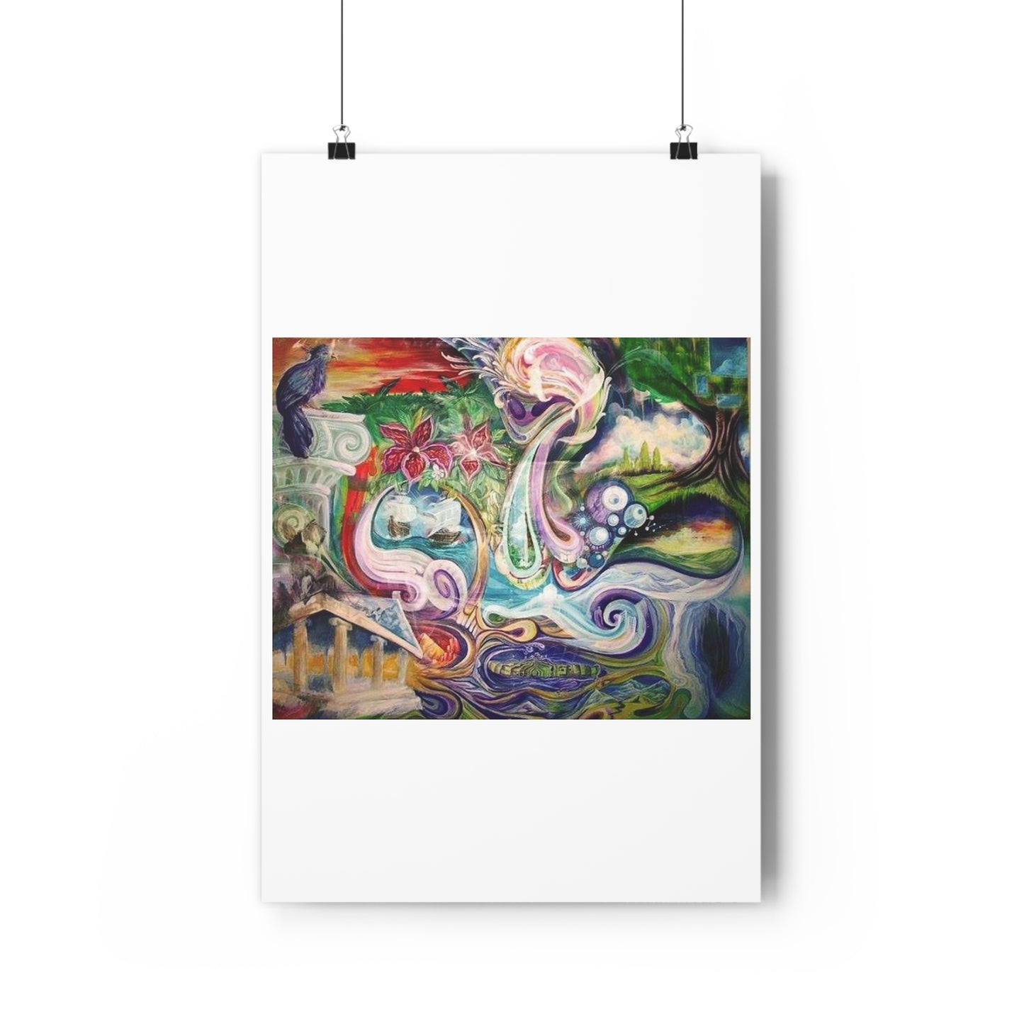 "Focus and Chaos”- Giclée Art Print by artist David Hilborn