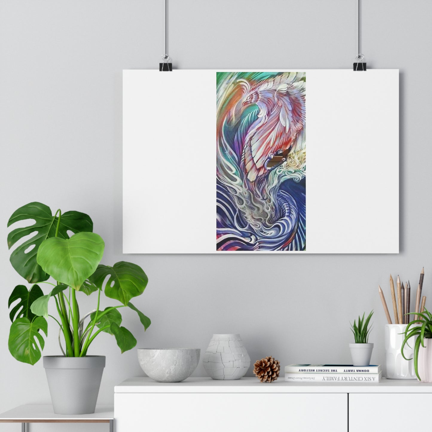 "Rising Phoenix”- Giclée Art Print by artist David Hilborn