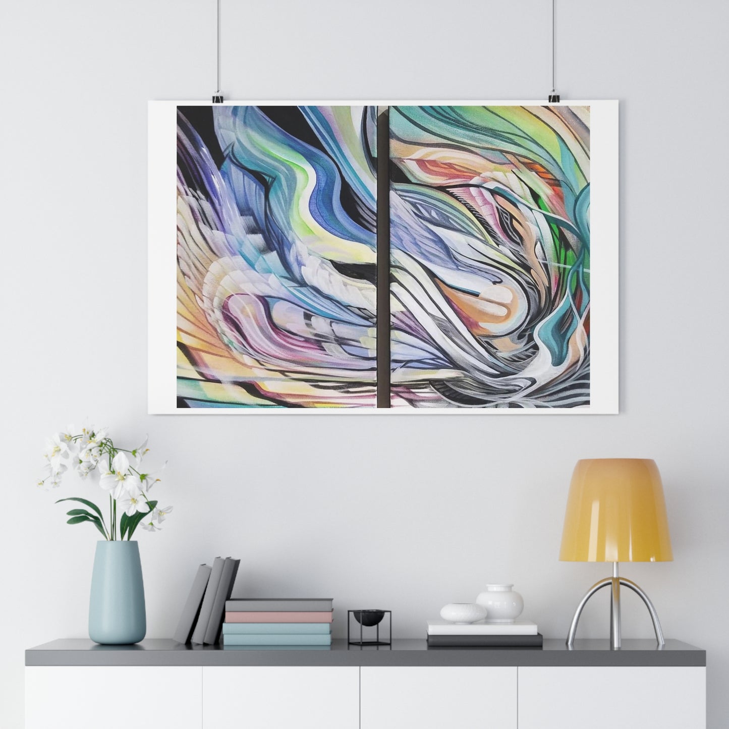 "Flow”- Giclée Art Print by artist David Hilborn