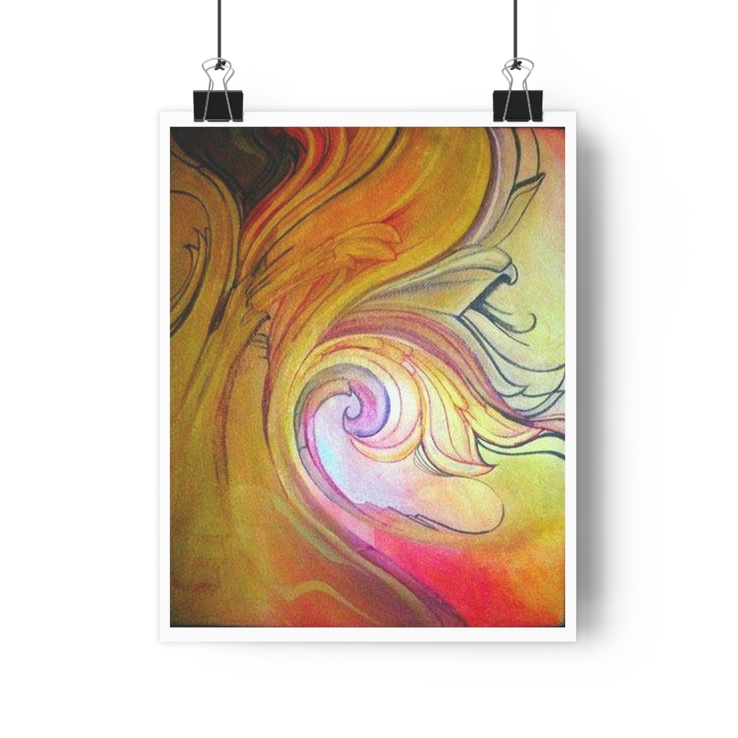 "Sol Flow”- Giclée Art Print by artist David Hilborn