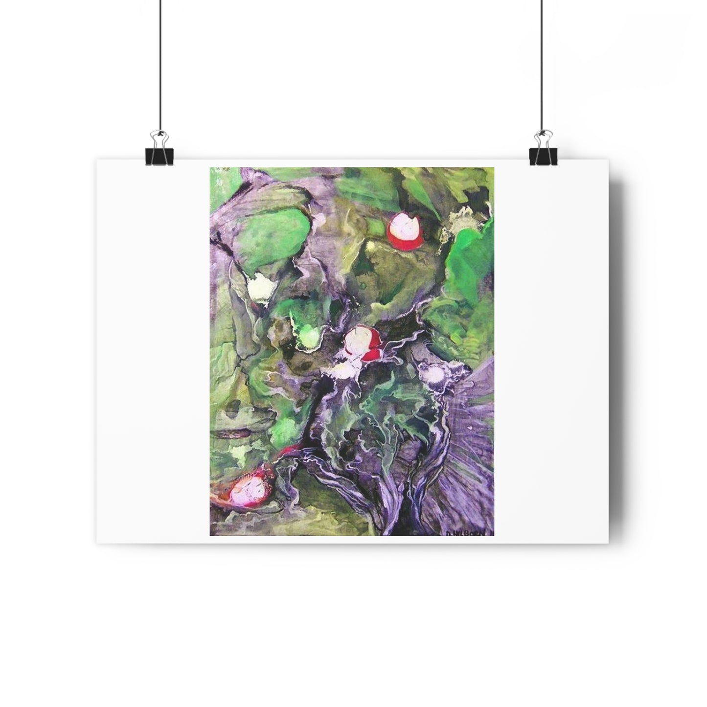 "Strawberry Surprise”- Giclée Art Print by artist David Hilborn