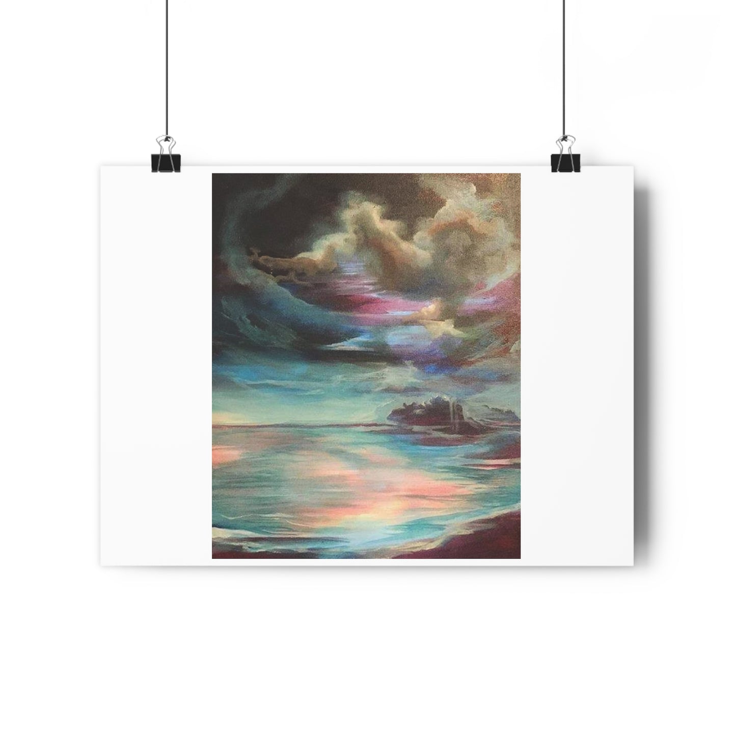 "Stormy”- Giclée Art Print by artist David Hilborn