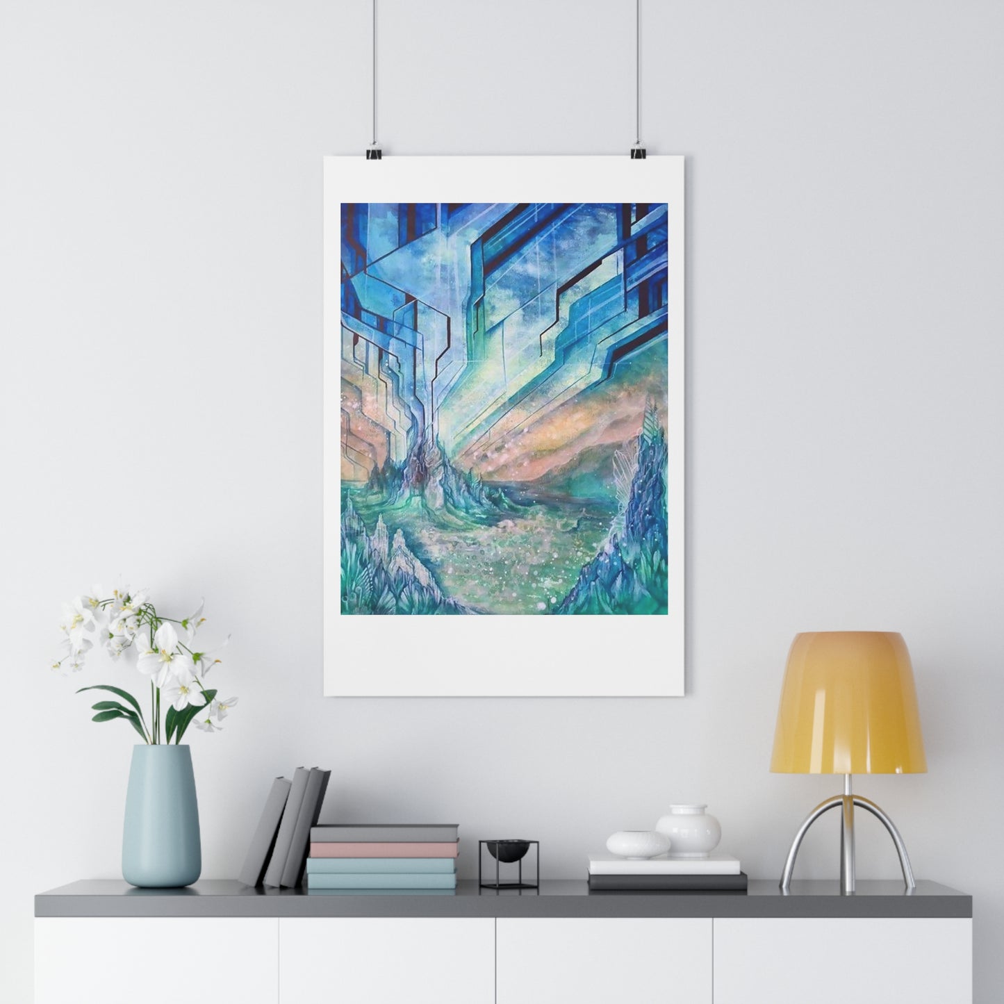 “Aqua-terrestrial”- Giclée Art Print by artist David Hilborn