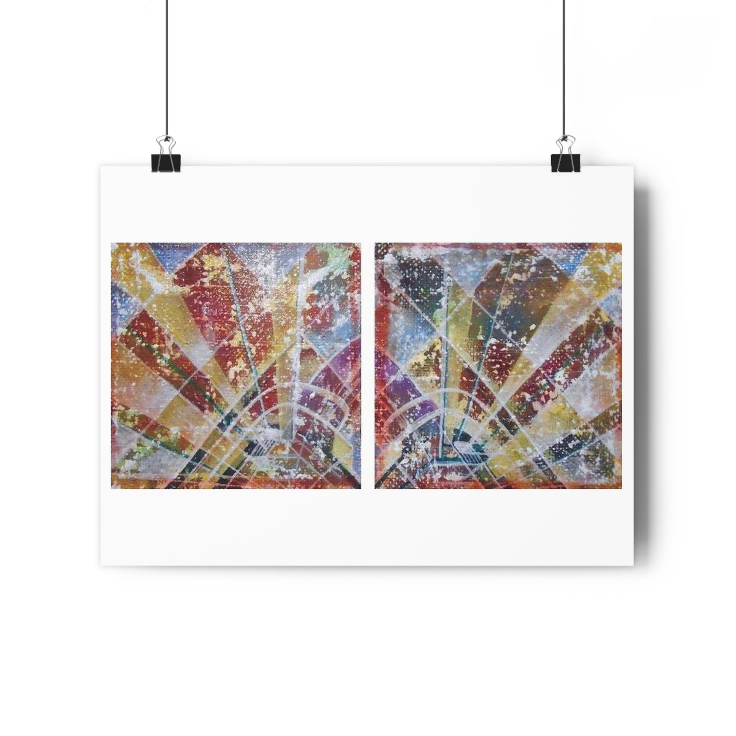 "Roller Rink”- Giclée Art Print by artist David Hilborn