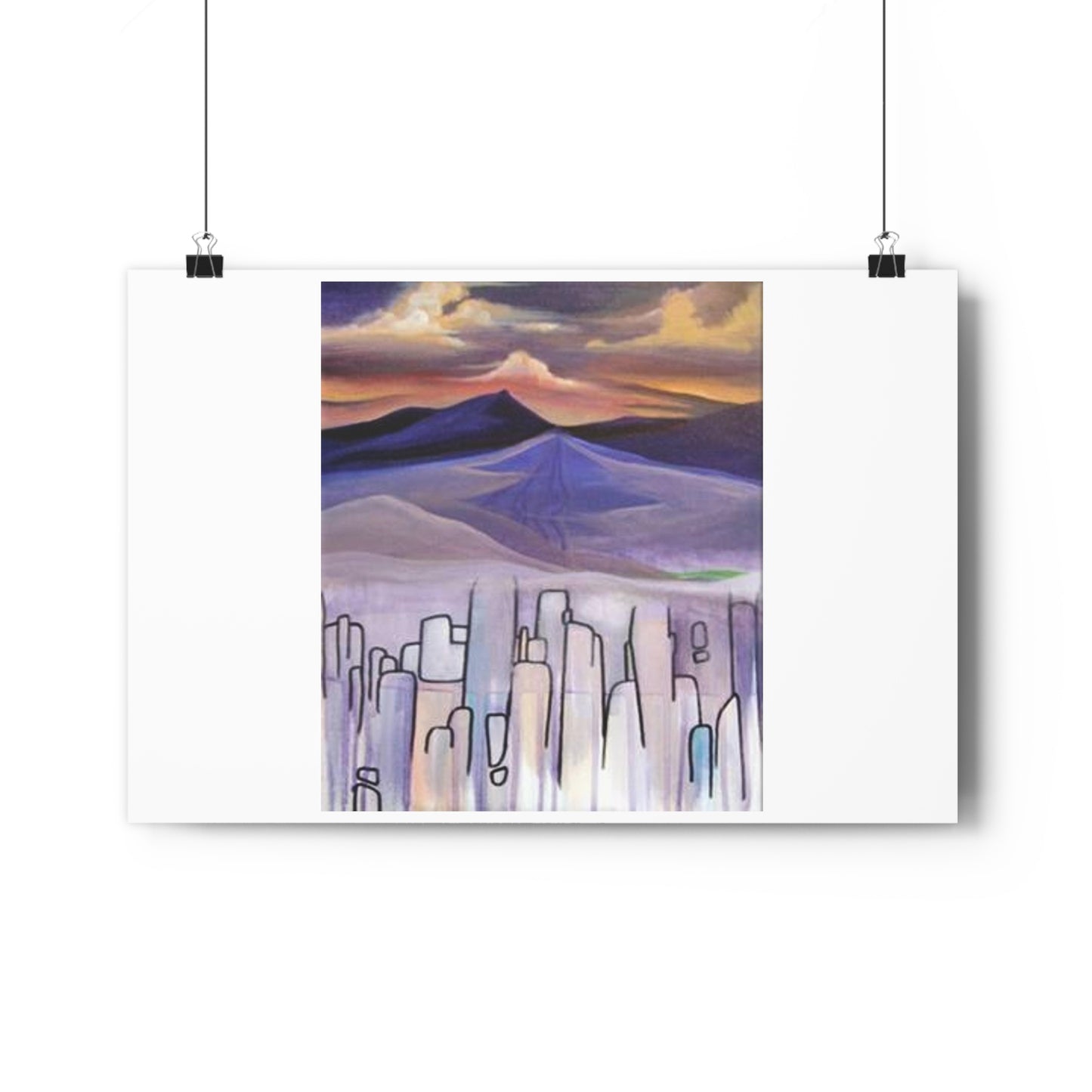 "Bedrock”- Giclée Art Print by artist David Hilborn