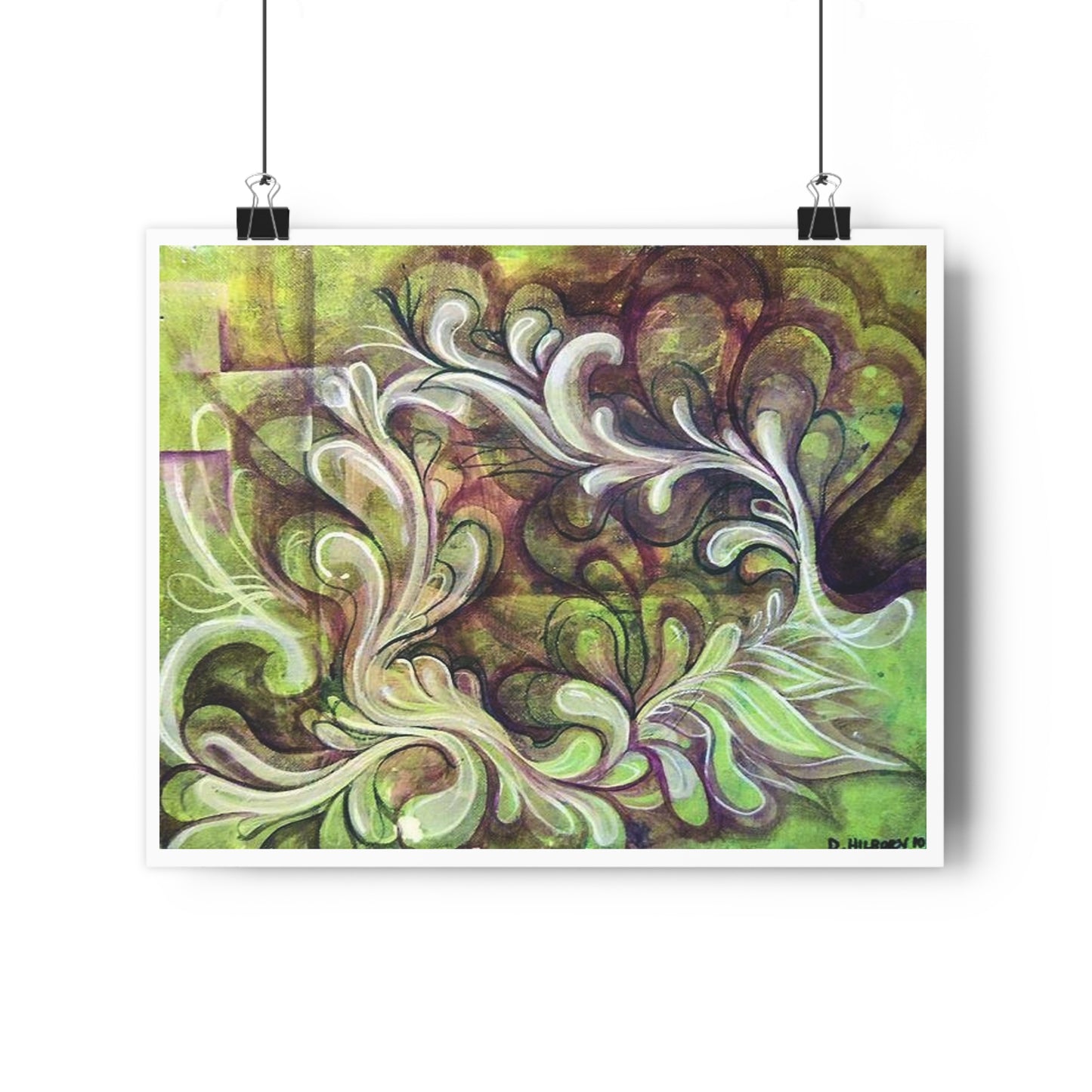 "Mossy Wood”- Giclée Art Print by artist David Hilborn