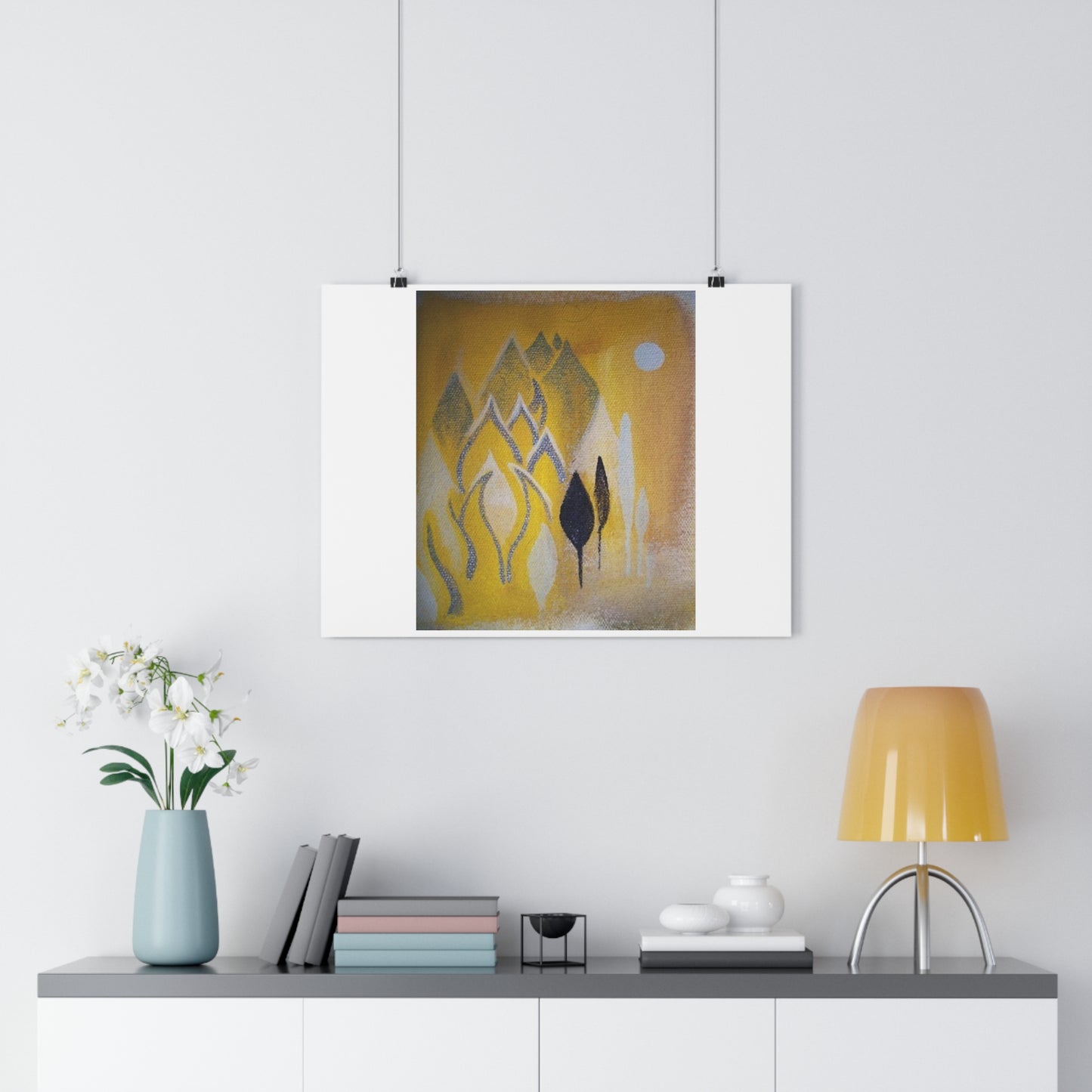 "Simplified Landscape”- Giclée Art Print by artist David Hilborn