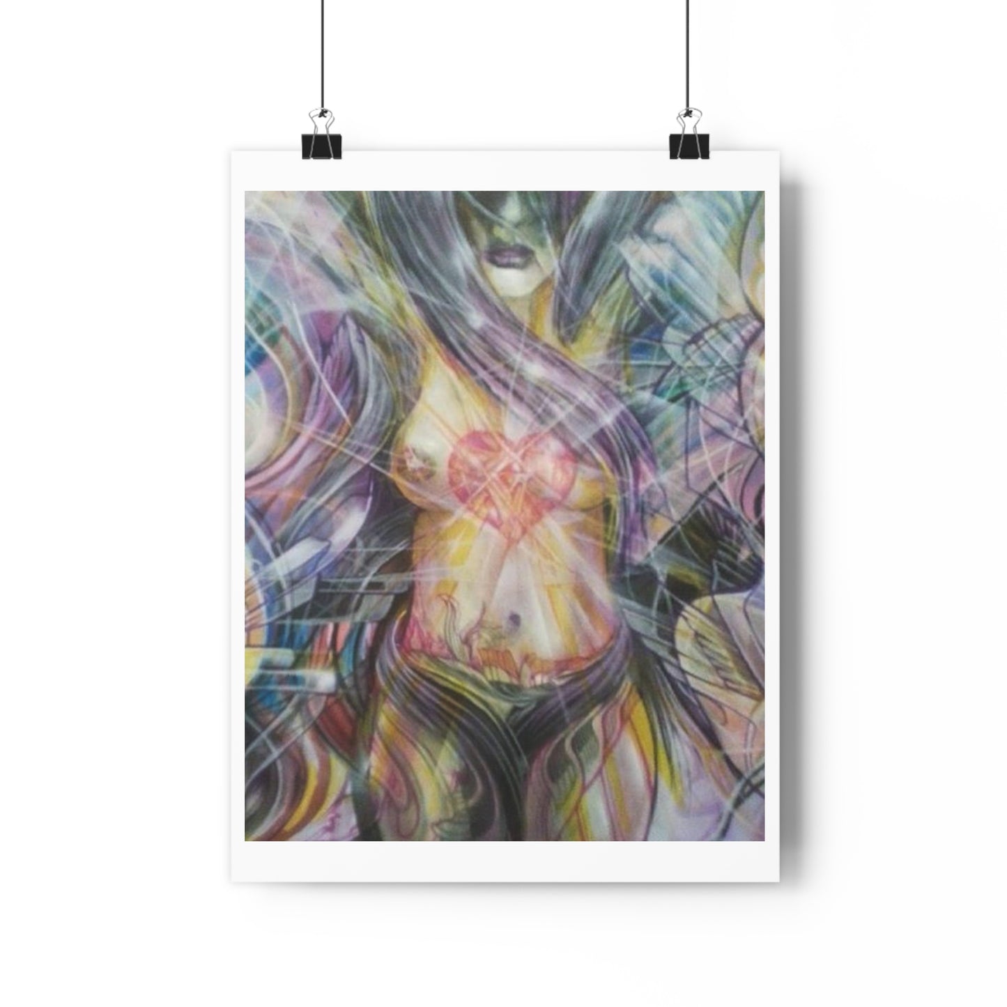 "Visionary Nude”- Giclée Art Print by artist David Hilborn