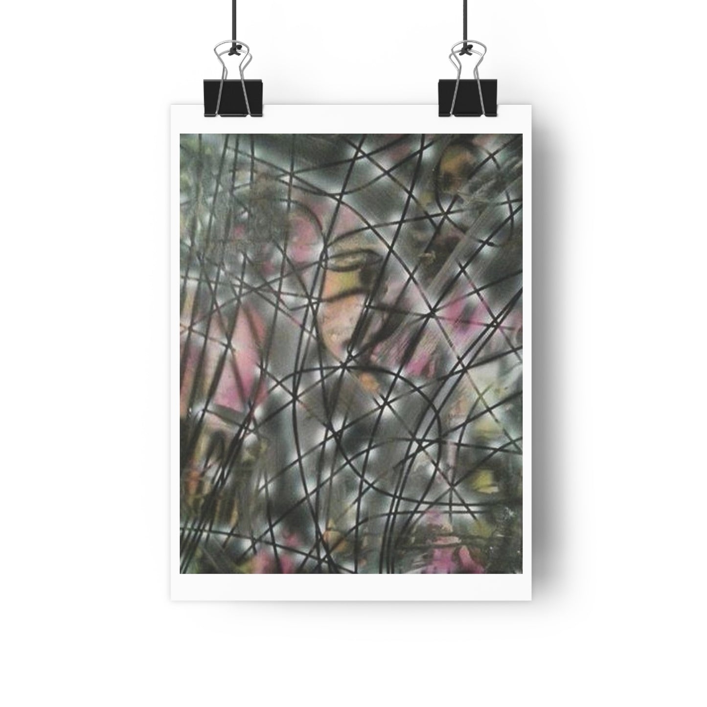 "Crossed Lines”- Giclée Art Print by artist David Hilborn