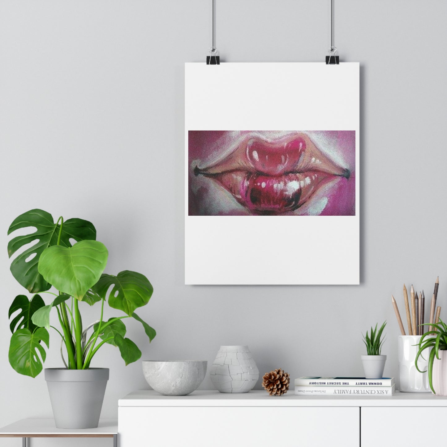 "Lips”- Giclée Art Print by artist David Hilborn