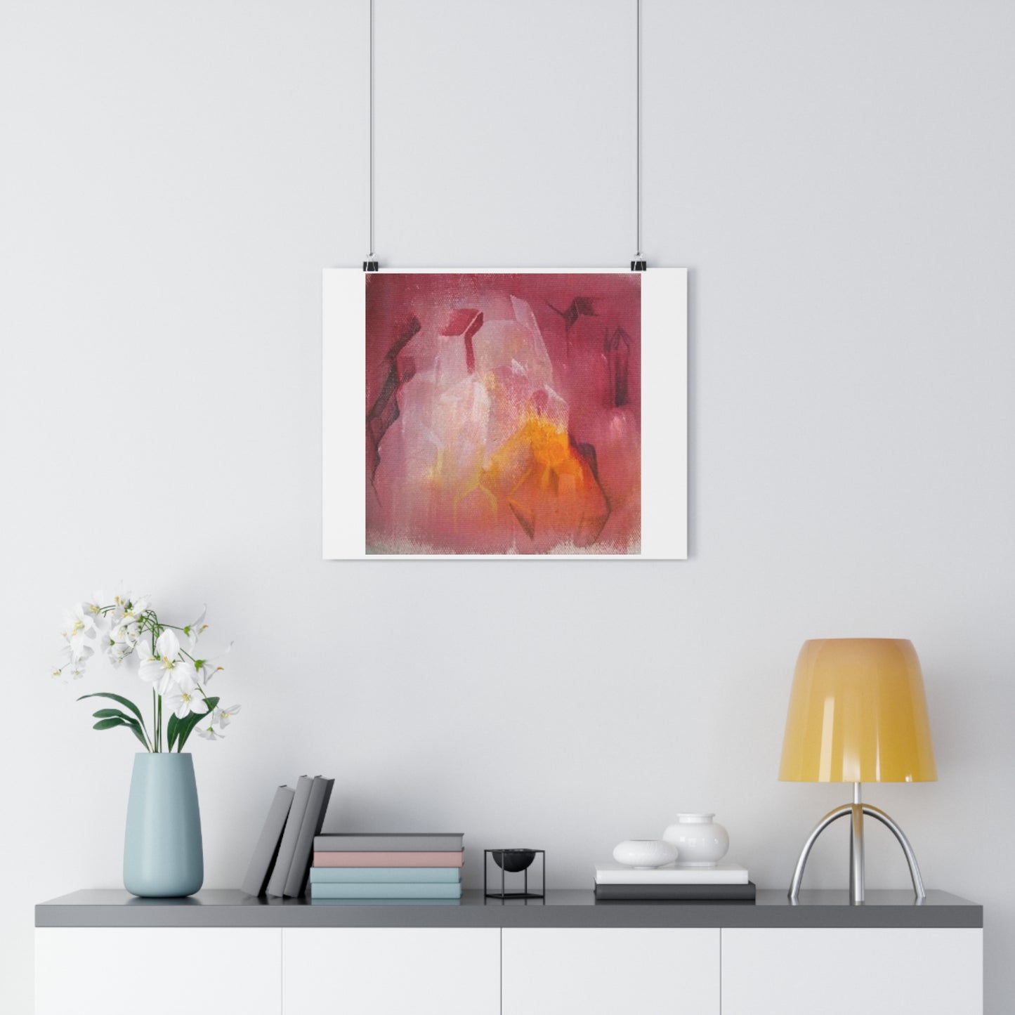 "Raspberry Citrine”- Giclée Art Print by artist David Hilborn