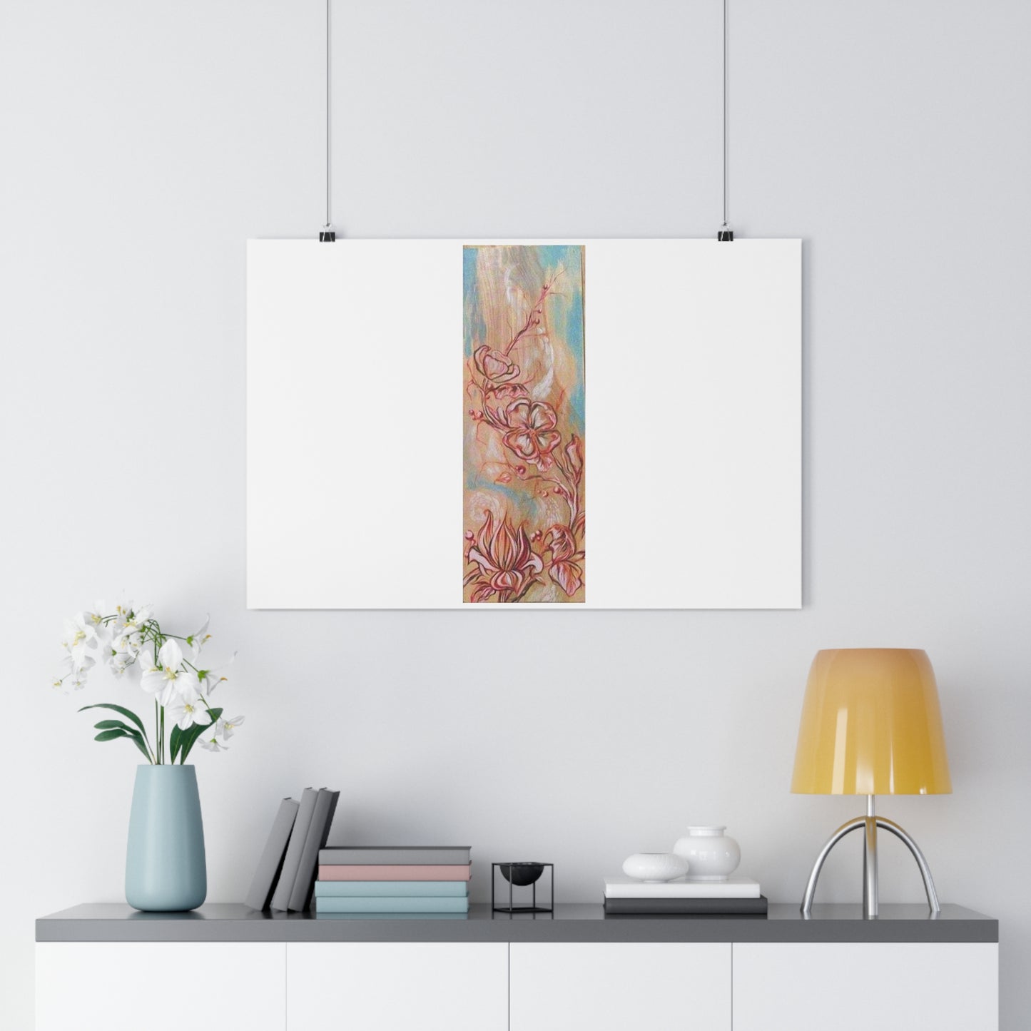 "Cherry Blossoms”- Giclée Art Print by artist David Hilborn