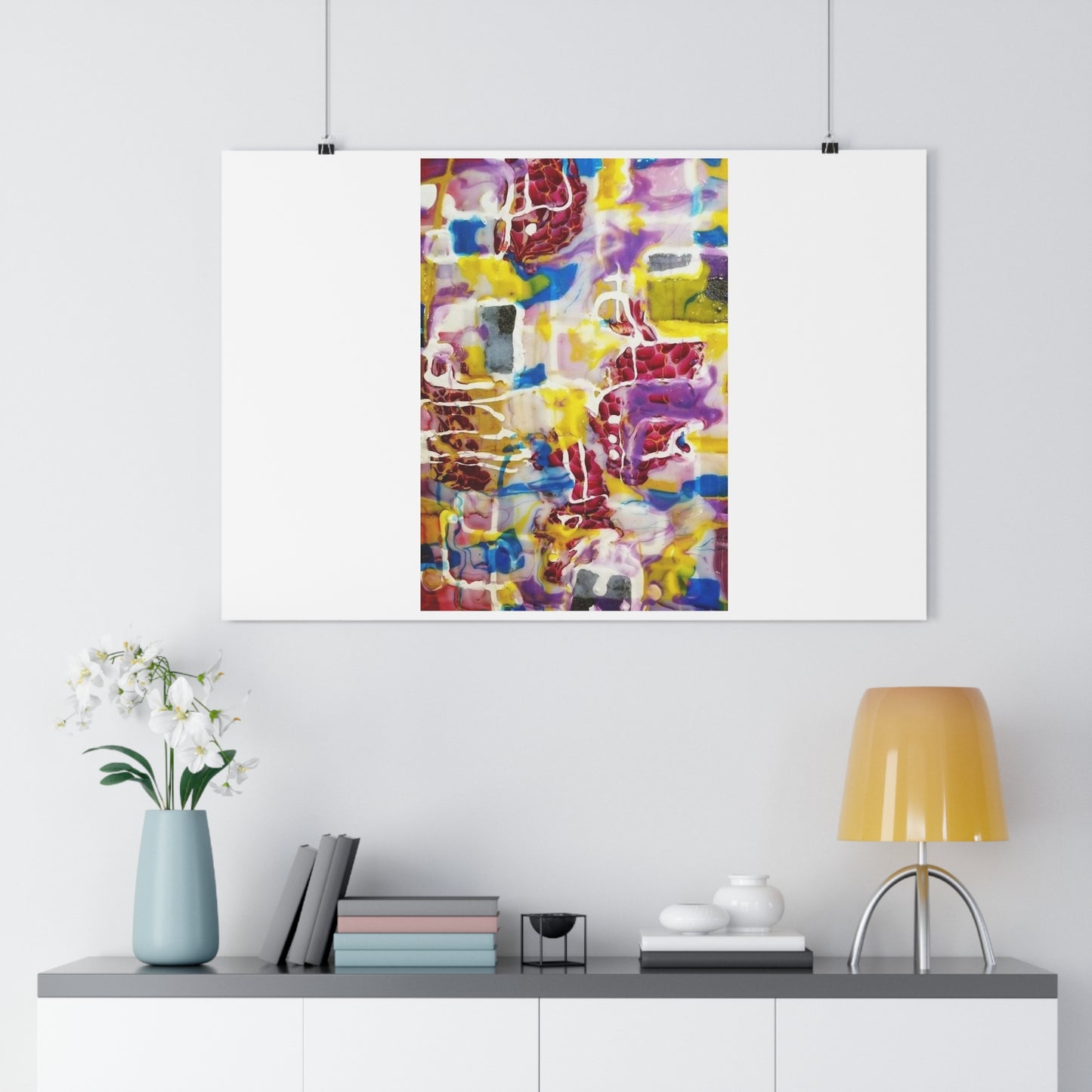 "Technicolor Razzle Dazzle”- Giclée Art Print by artist David Hilborn