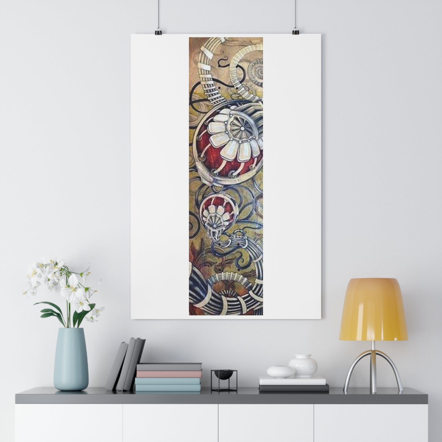 "Skate Deck Entry”- Giclée Art Print by artist David Hilborn