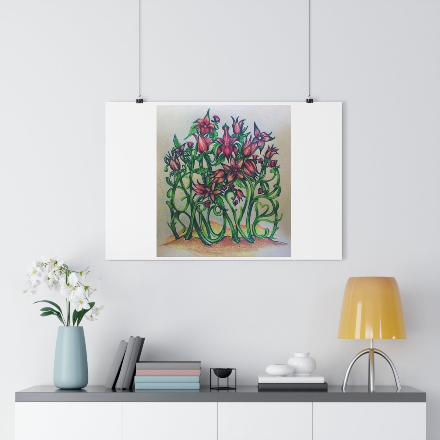 "Grow/Love”- Giclée Art Print by artist David Hilborn