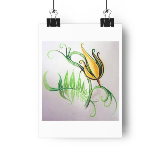 "Firecracker Flower”- Giclée Art Print by artist David Hilborn