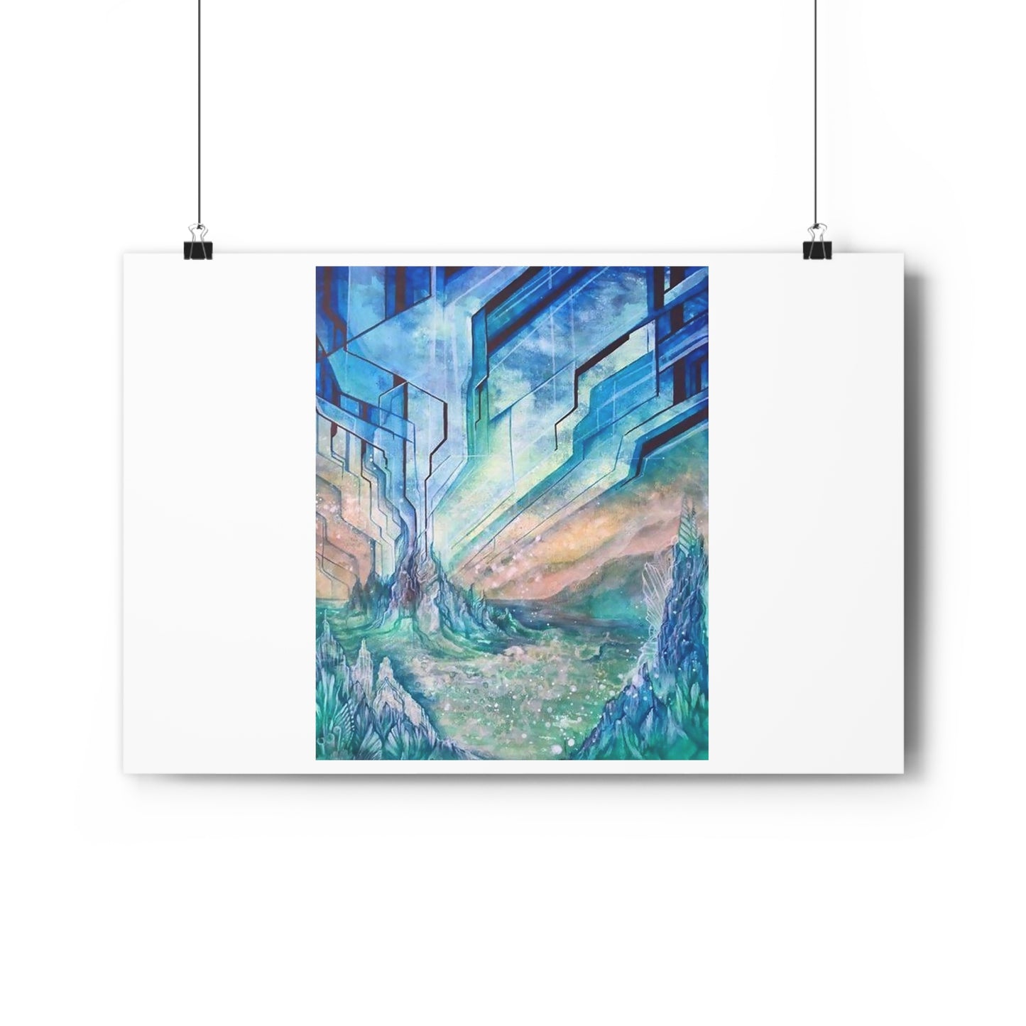 “Aqua-terrestrial”- Giclée Art Print by artist David Hilborn