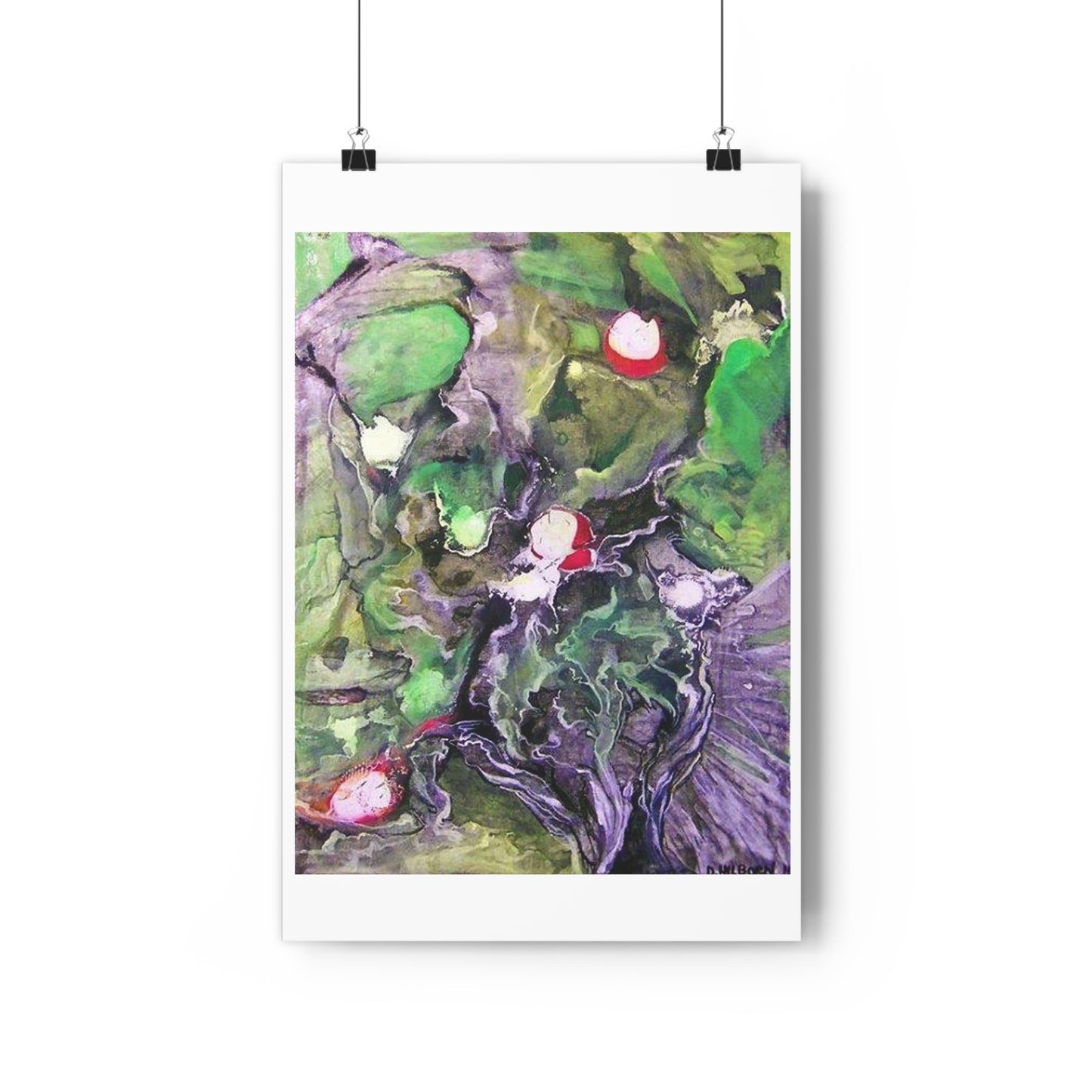 "Strawberry Surprise”- Giclée Art Print by artist David Hilborn