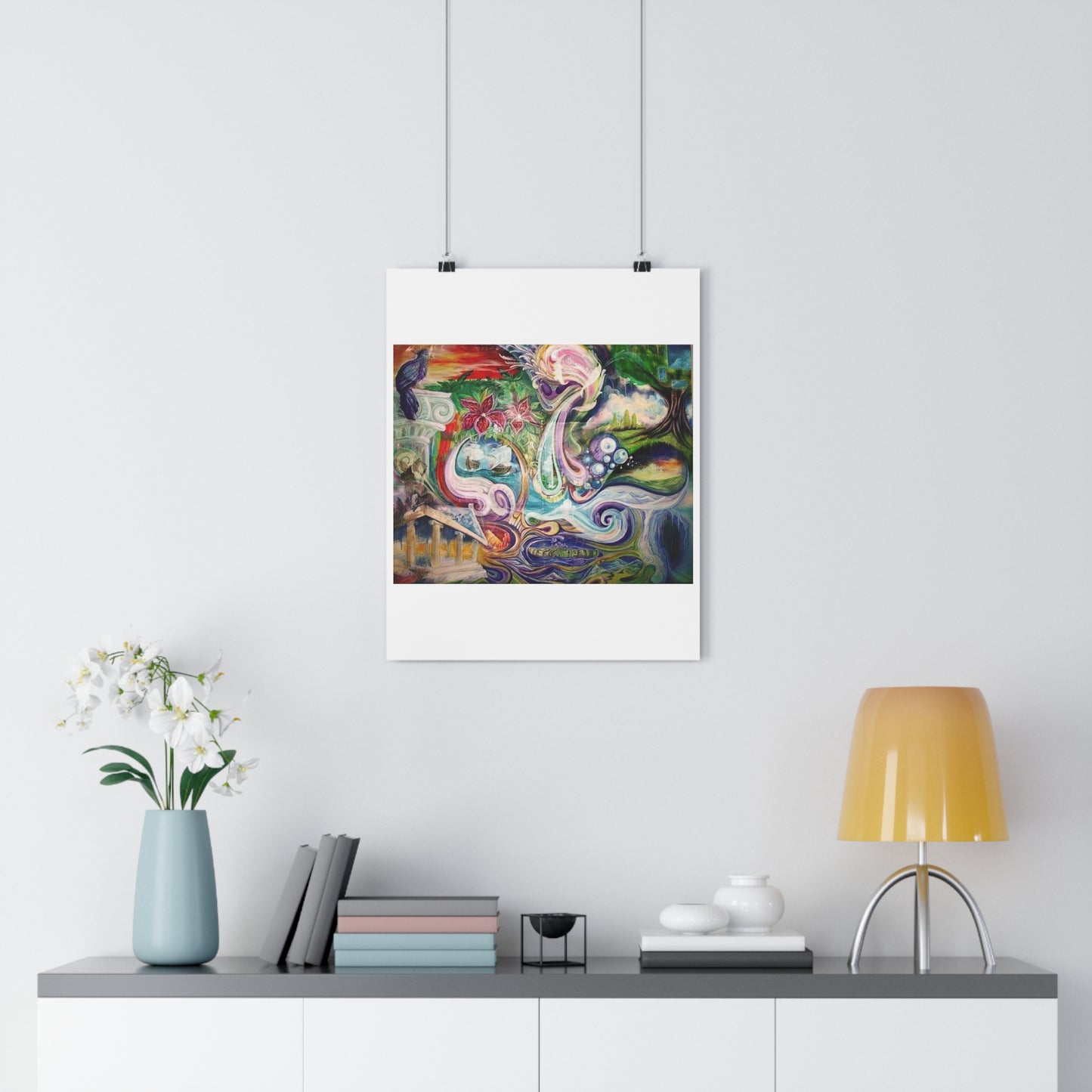 "Focus and Chaos”- Giclée Art Print by artist David Hilborn