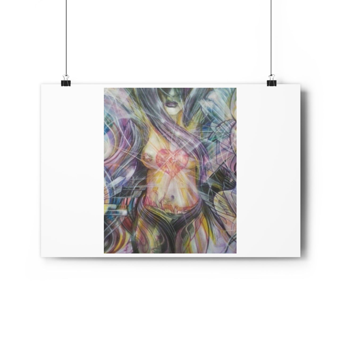 "Visionary Nude”- Giclée Art Print by artist David Hilborn