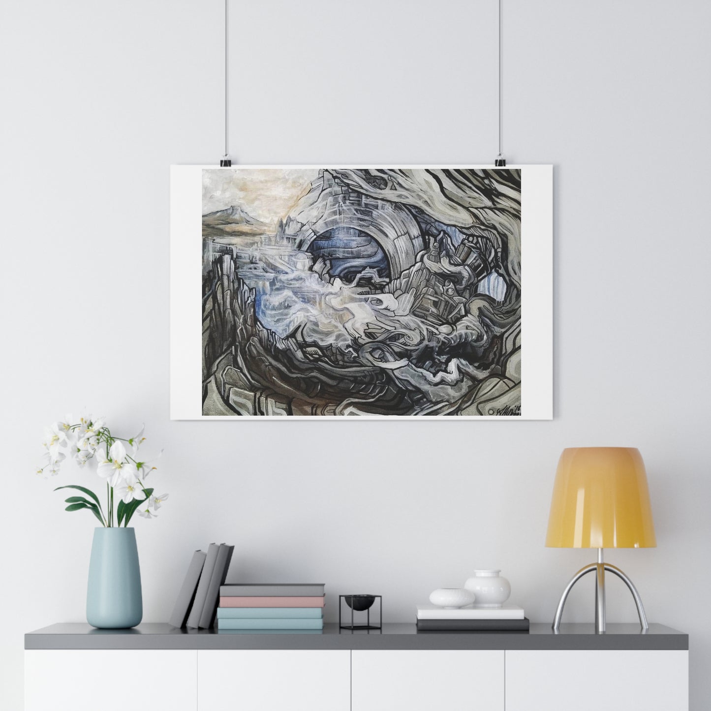 "Typhoon”- Giclée Art Print by artist David Hilborn