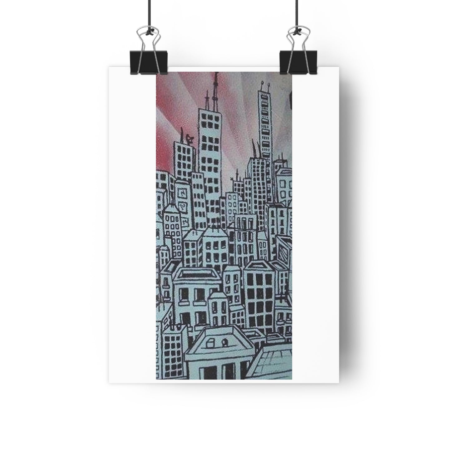 "Sky View”- Giclée Art Print by artist David Hilborn